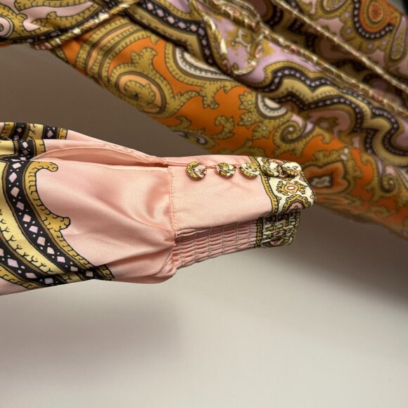 Zimmermann new tie waist long sleeve shirt dress - Picture 9 of 9